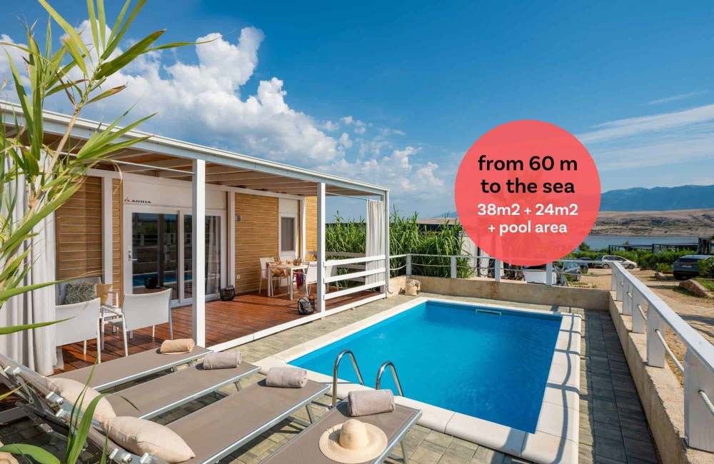 [Otok Pag - Kolan] Terra Park SpiritoS Holiday Homes****: Kamp prelijepih plaža, fantastičnog spoja prirode i luksuza za novu dimenziju odmora!